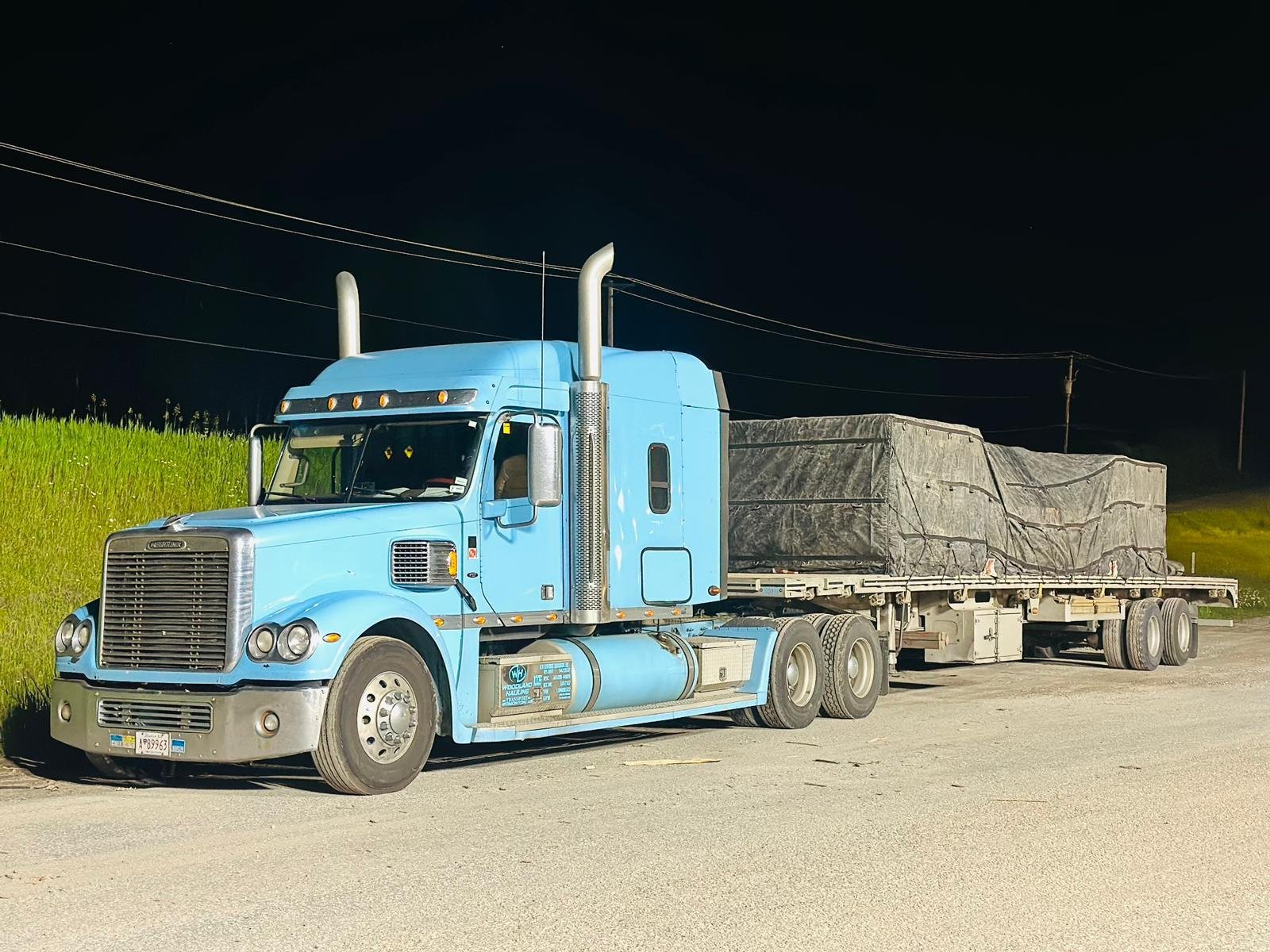 Expedited freight nighttime delivery